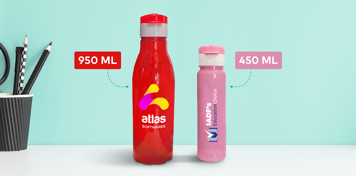 Printed Plastic Fliptop Bottles | VistaPrint